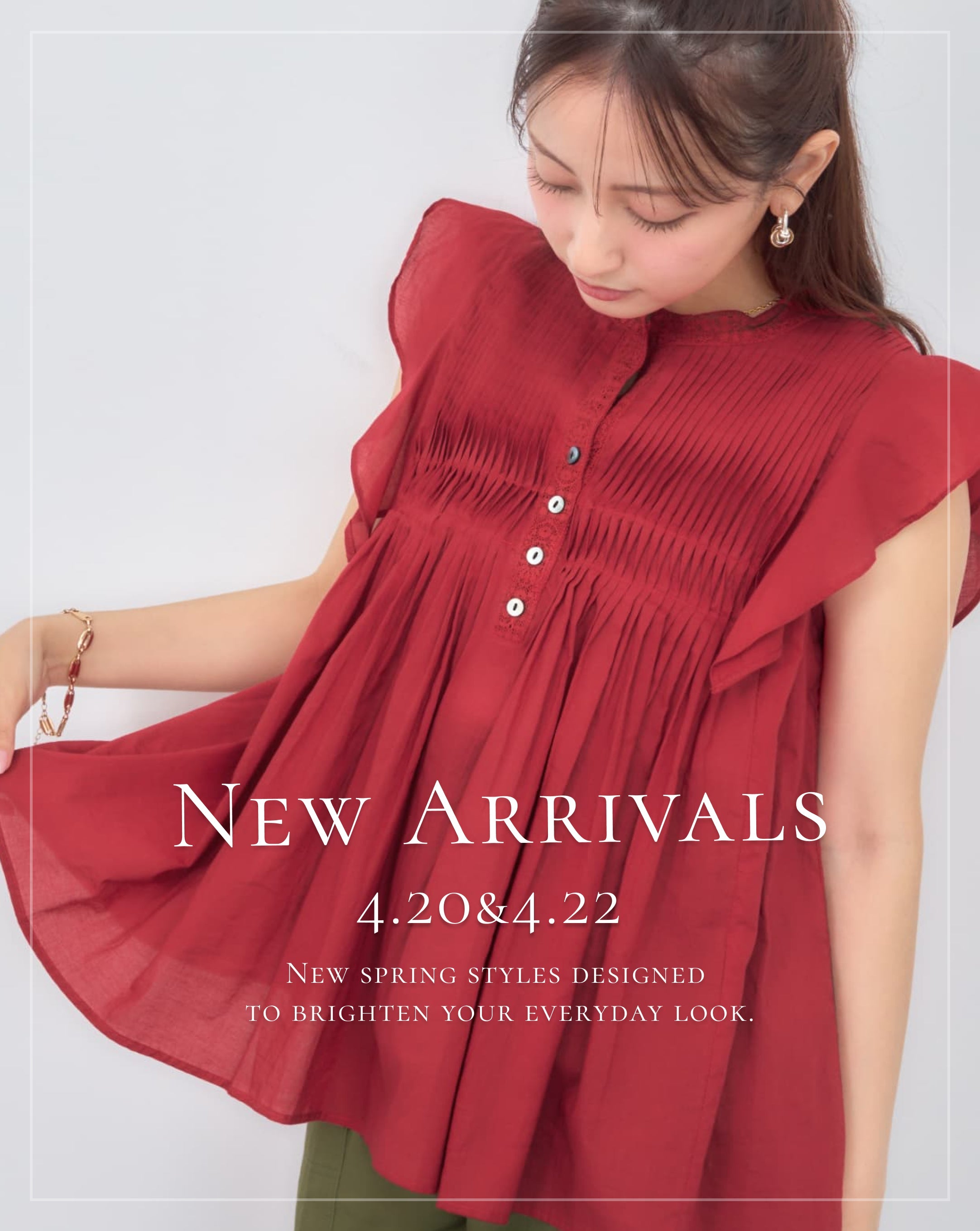 Weekly New Arrivals】4.20(Mon)&4.22(Wed)発売の新作アイテム一覧