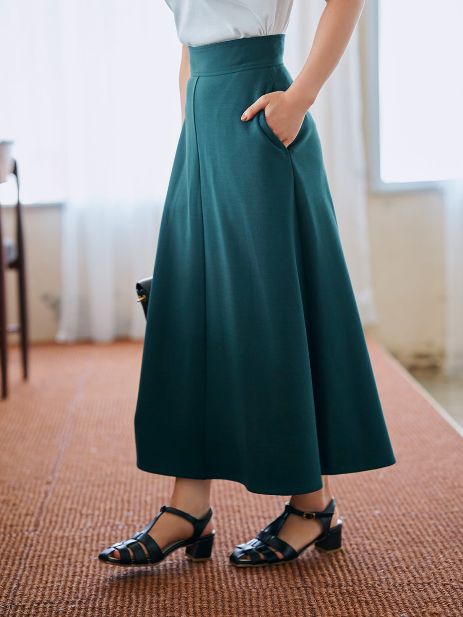 ハイウエストカットジョーゼットスカート-short & regular | 小柄・低身長女性向けファッション通販、コーディネート | COHINA  STORE