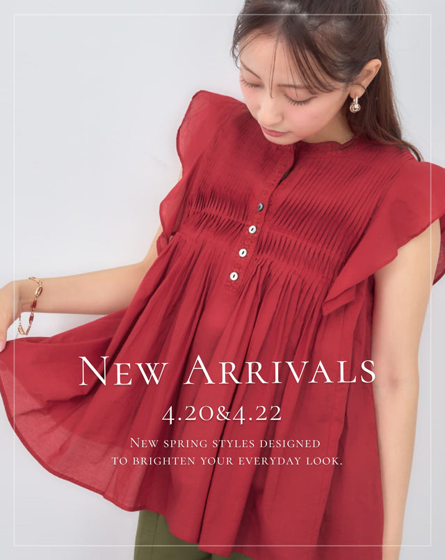 【Weekly New Arrivals】4.20(Mon)&4.22(Wed)発売の新作アイテム一覧