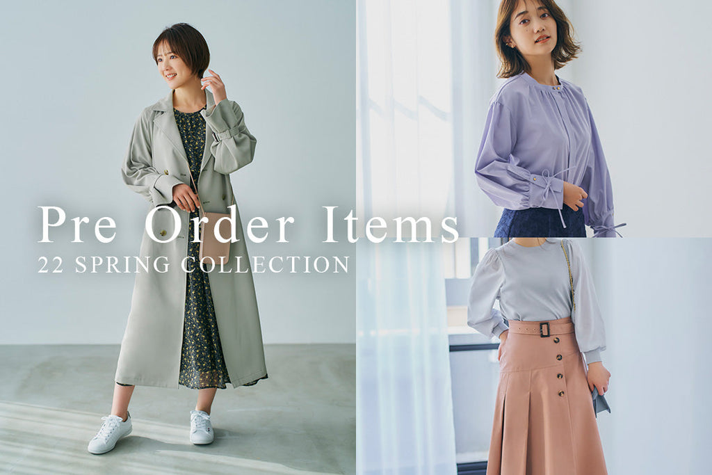 【22 SPRING COLLECTION】Item List