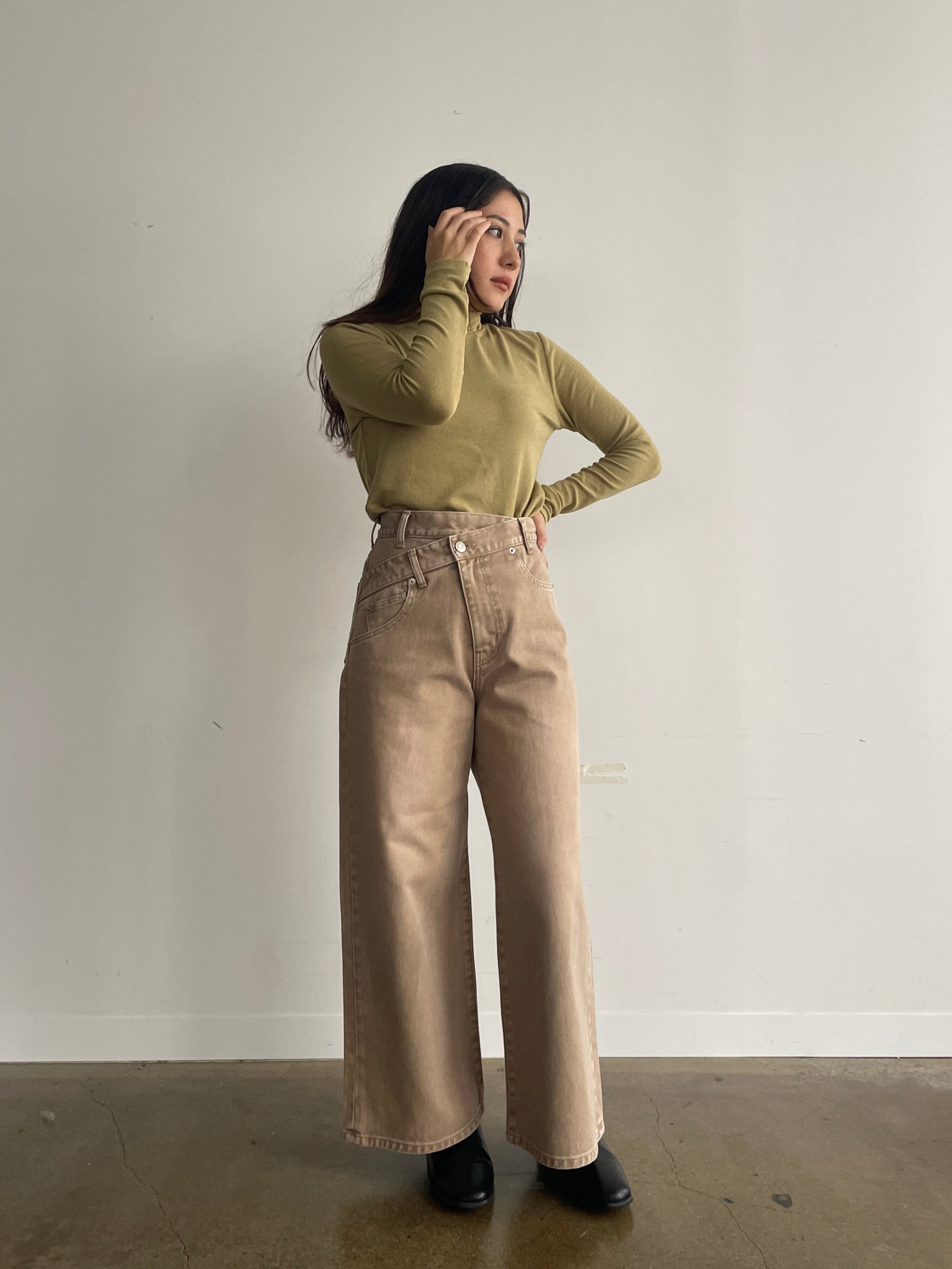 アシメフロントデニム　COHINA エストラータ　レギュラー（XS） アシメフロントデニム COHINA エストラータ レギュラー（XS