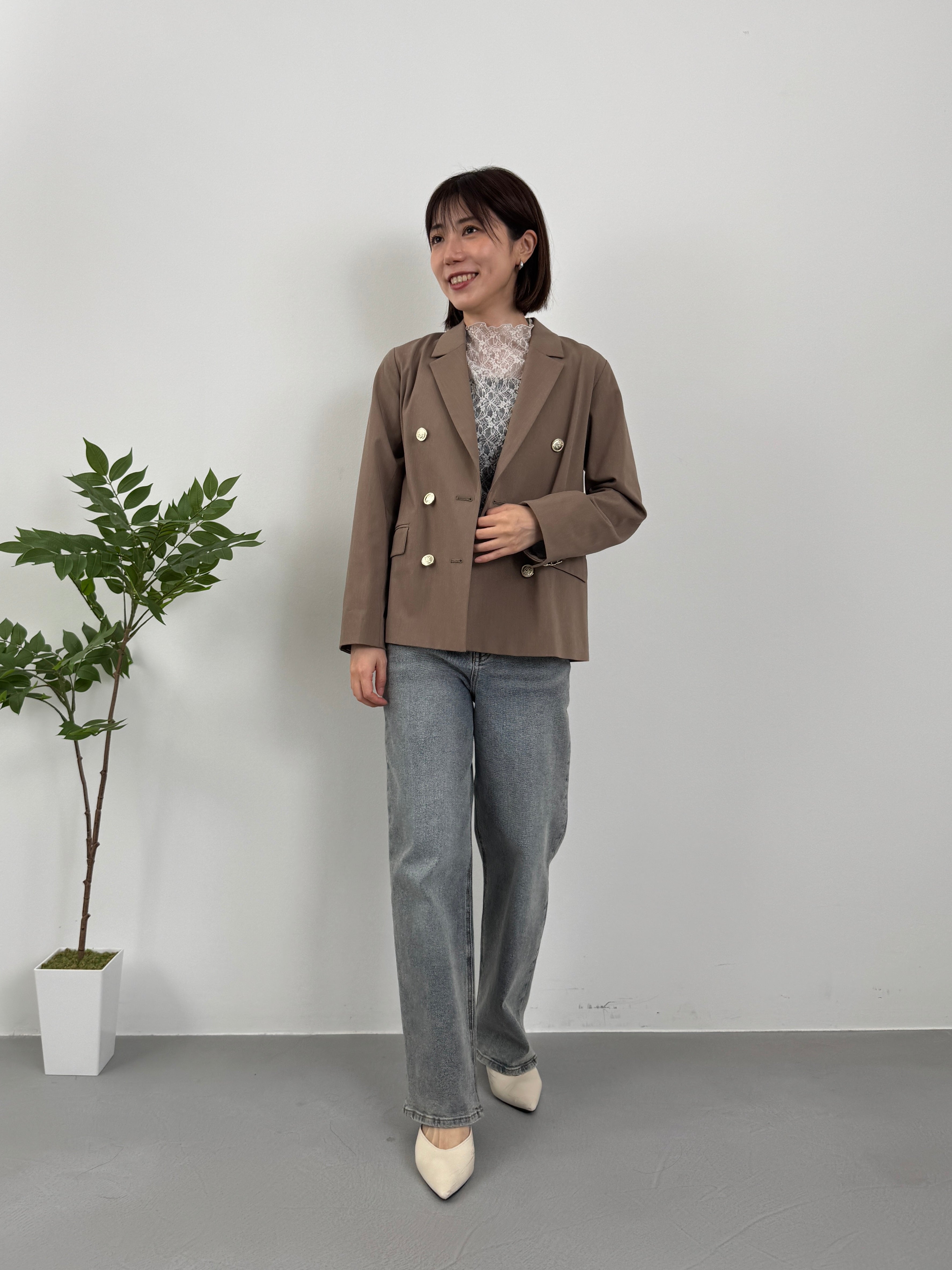 ことなページ 147_ichi_yon_nana】ベーシックシングルトレンチコート｜低身長