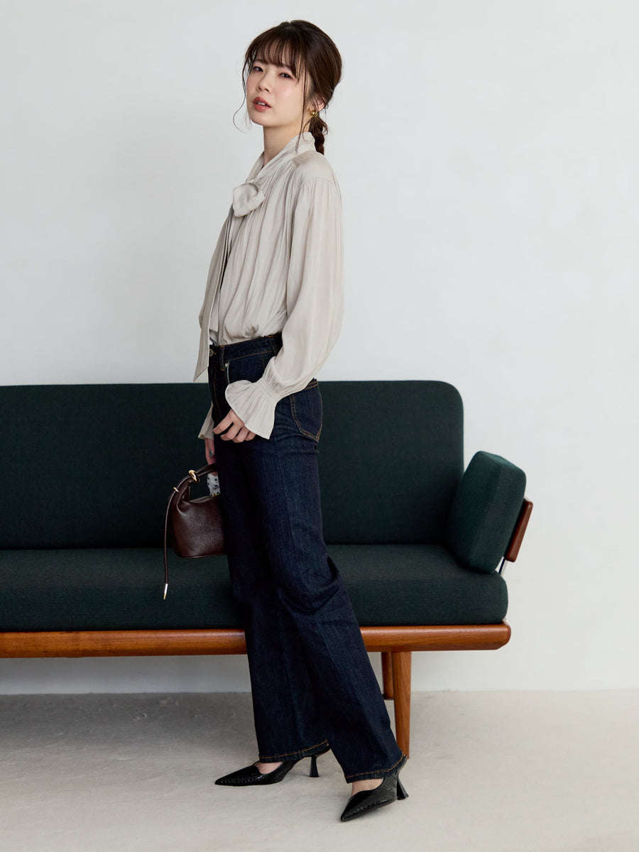 COHINA DENIM ブーツカット-short & regular　[通常]