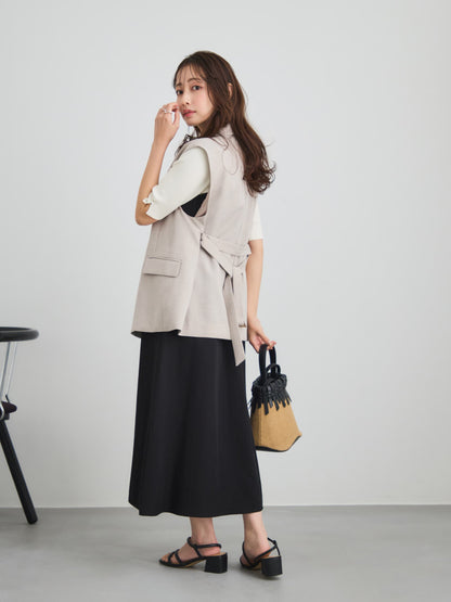 レイヤードデザインキャミワンピース-short & regular　[通常]