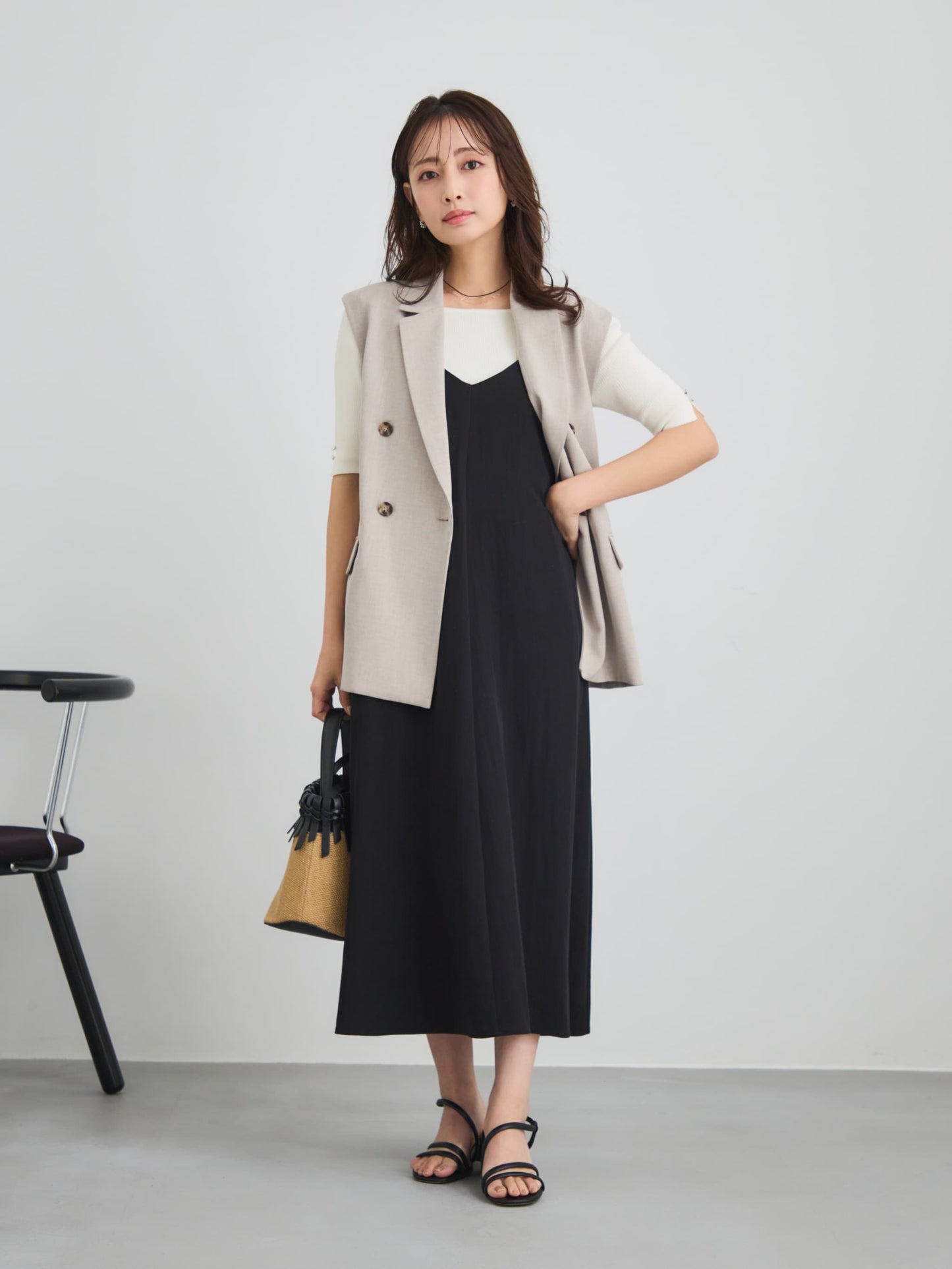 149cm | B:77 W:60 H:83 股下:68.5 | regular着用