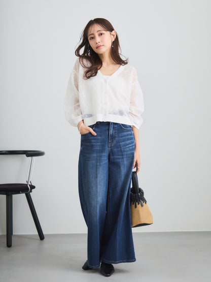 シアーボタニカルカーディガン　[通常]