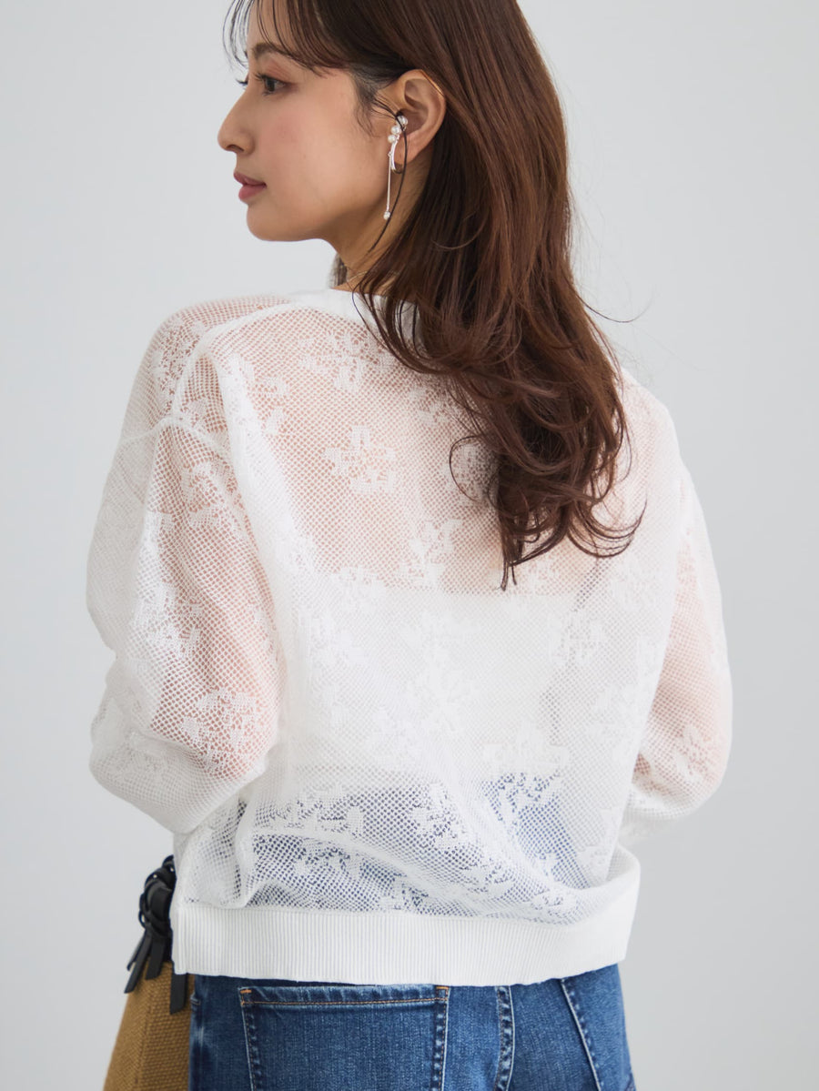 シアーボタニカルカーディガン　[通常]