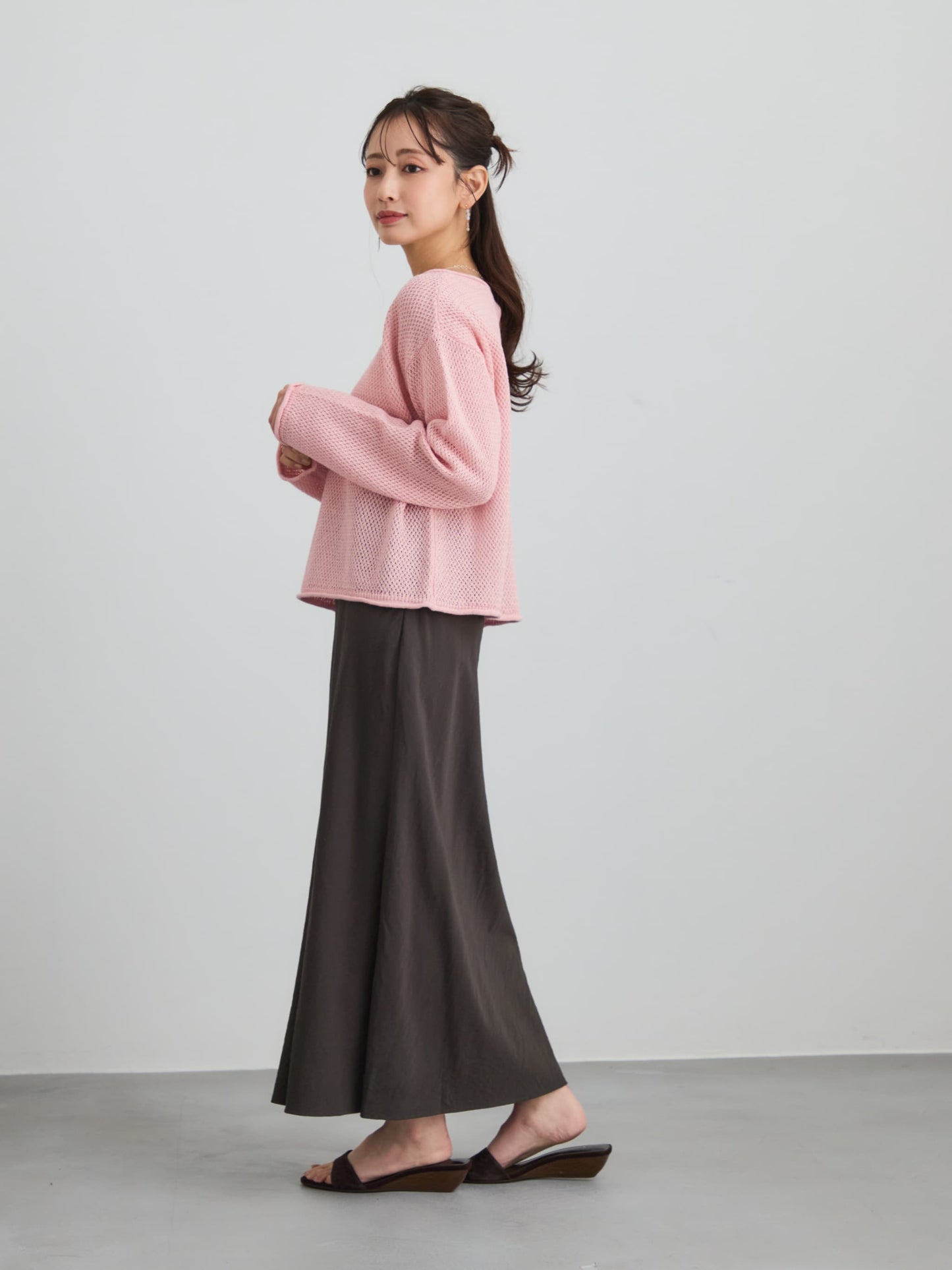 ペーパーヤーンメッシュニット　[通常]