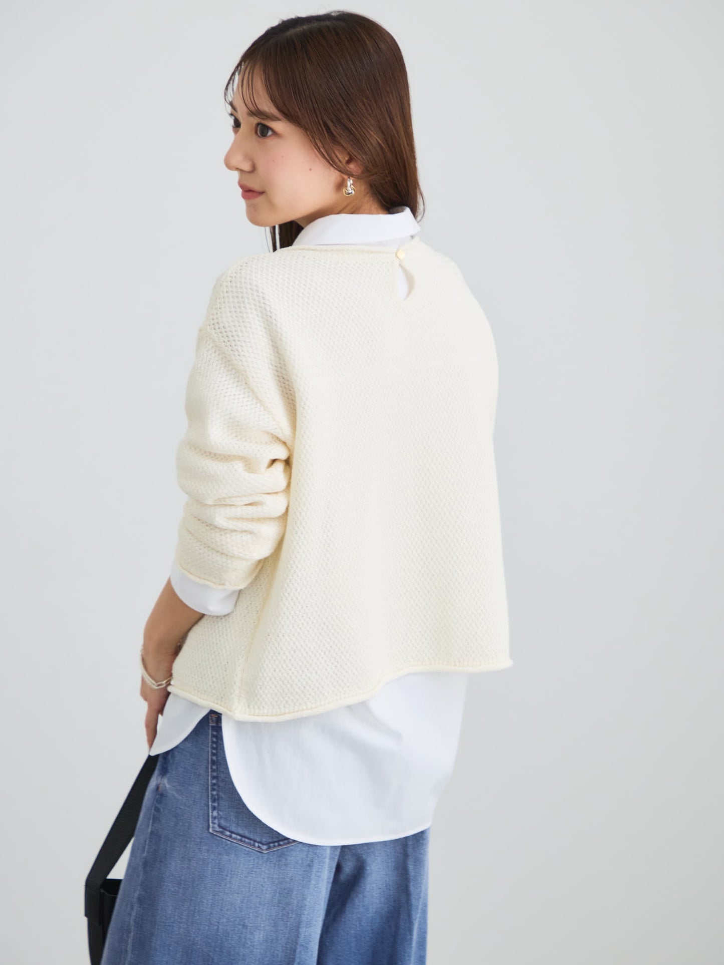 ペーパーヤーンメッシュニット　[通常]