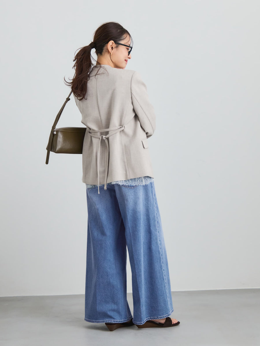 【Healthy DENIM×COHINA】BABY GINGER センタープレスデニム-short & regular　[通常]