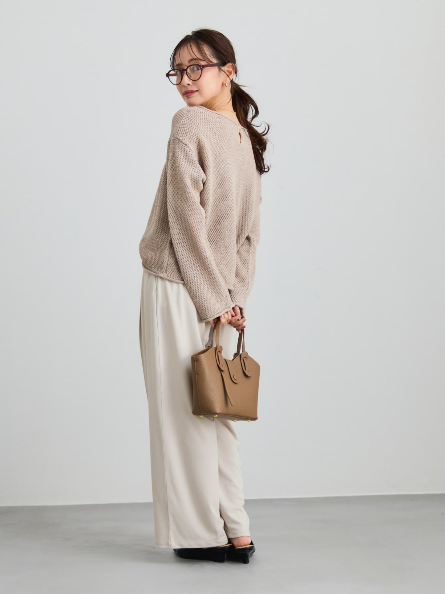 ペーパーヤーンメッシュニット　[通常]