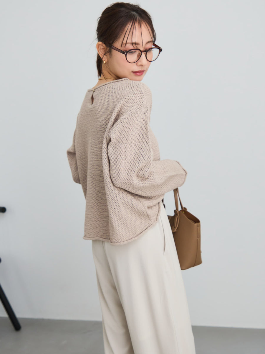 ペーパーヤーンメッシュニット　[通常]