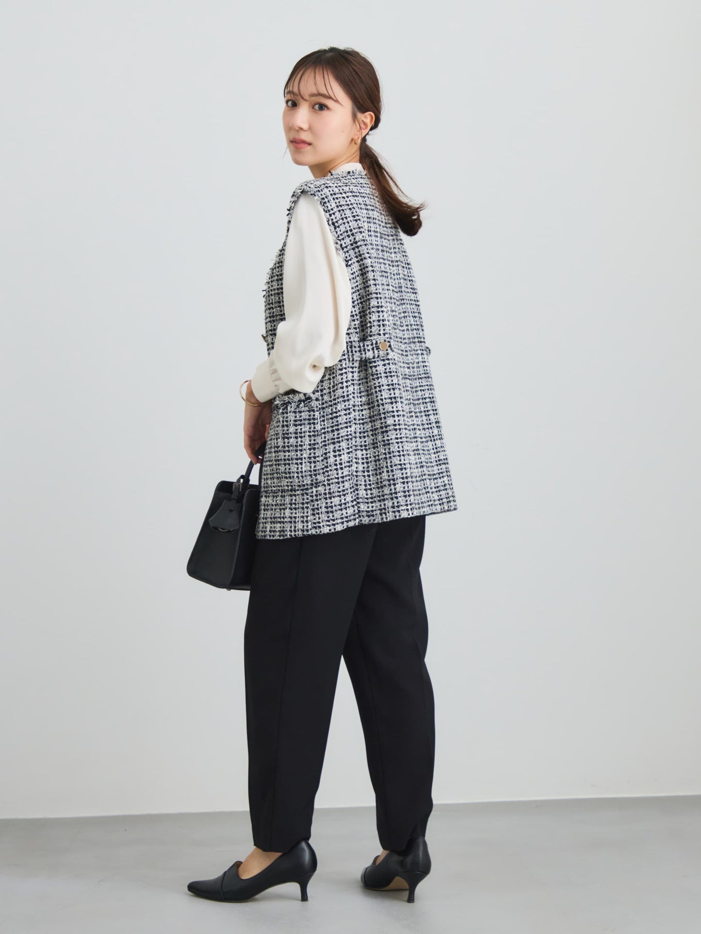 ミックスツイードジレ　[通常]