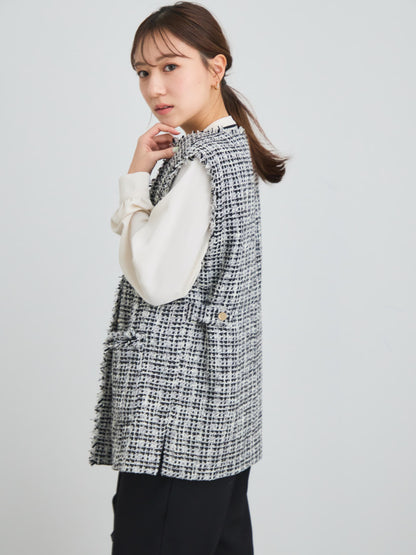 ミックスツイードジレ　[通常]