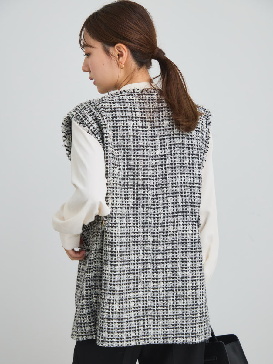 ミックスツイードジレ　[通常]