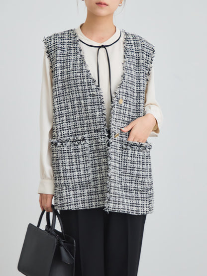 ミックスツイードジレ　[通常]