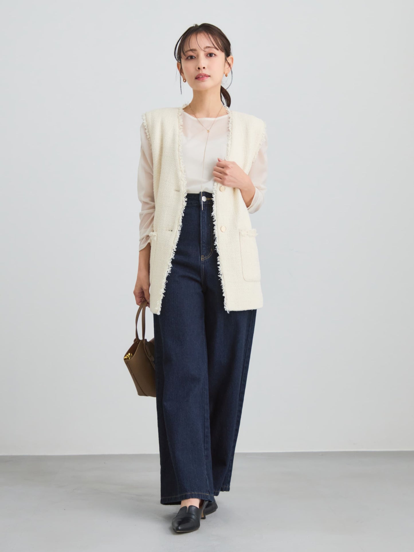 ミックスツイードジレ　[通常]