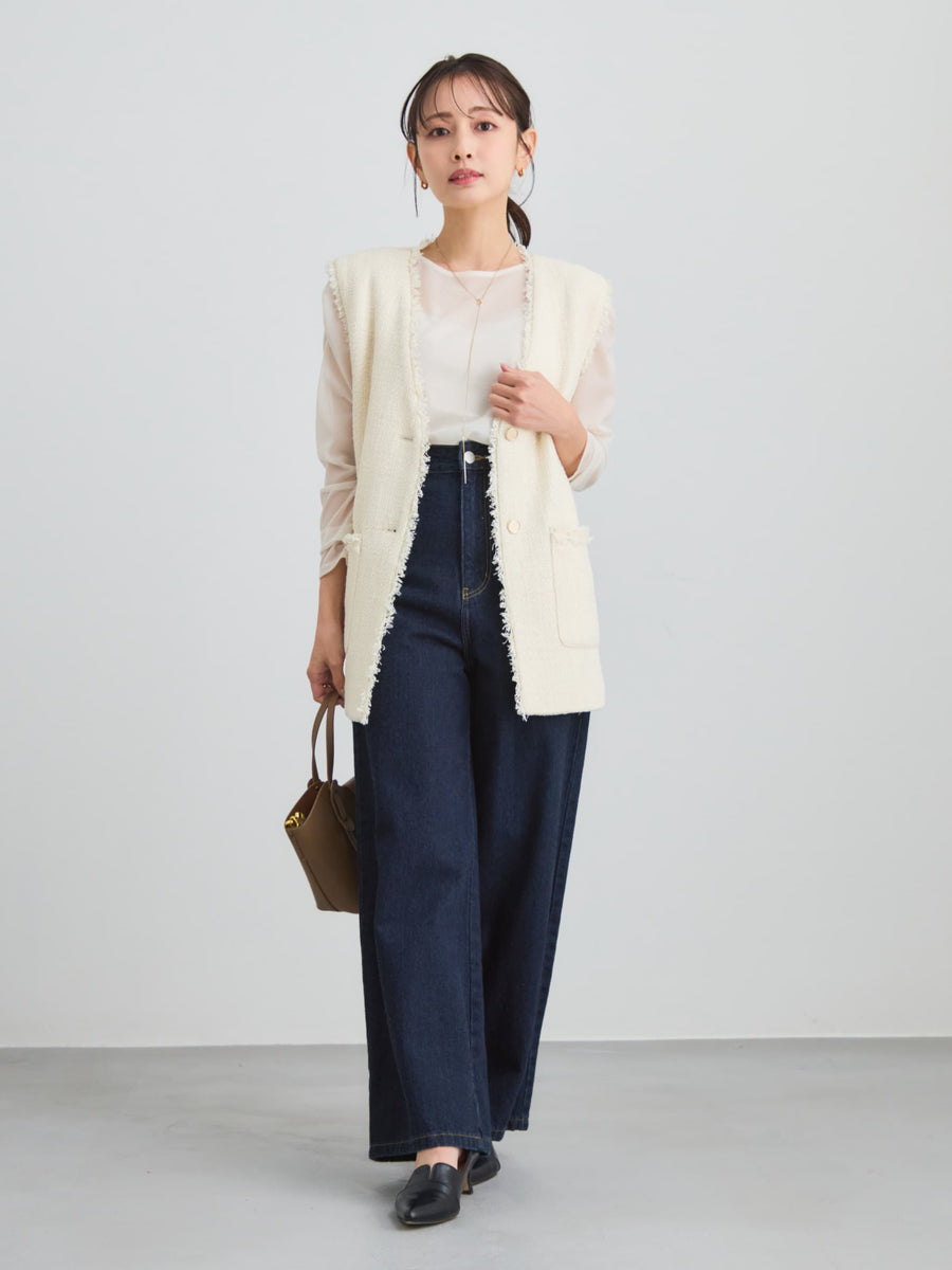 ミックスツイードジレ　[通常]