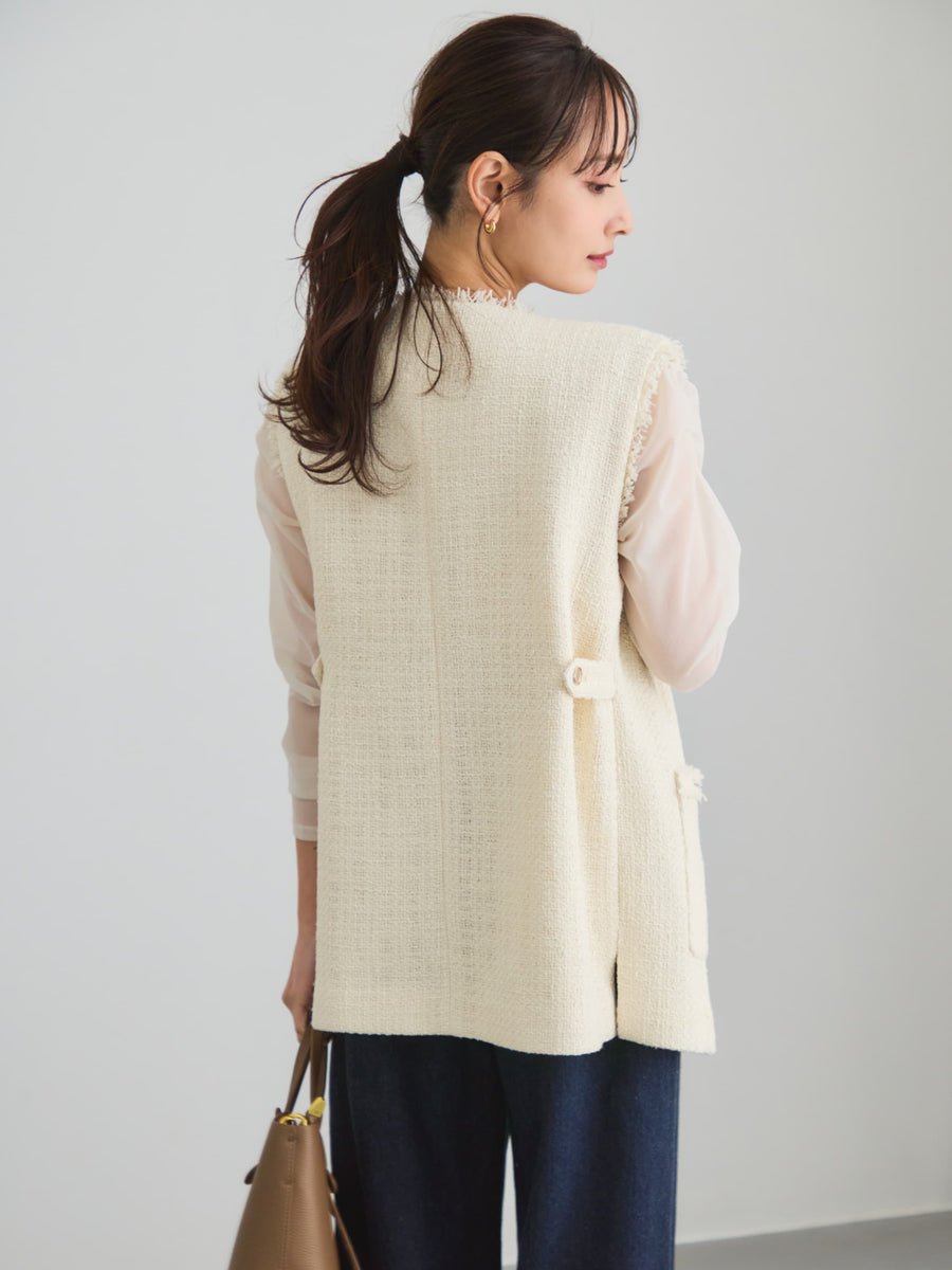 ミックスツイードジレ　[通常]