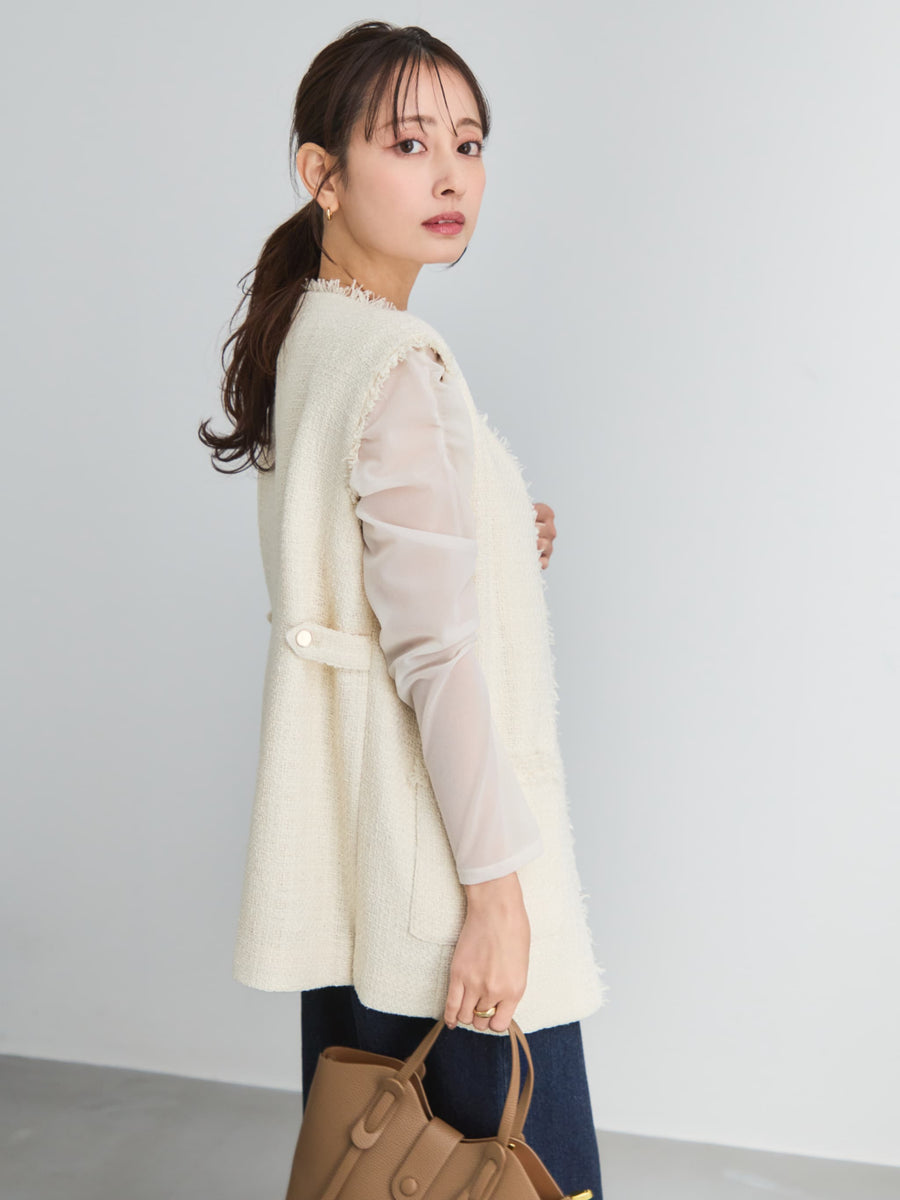 ミックスツイードジレ　[通常]