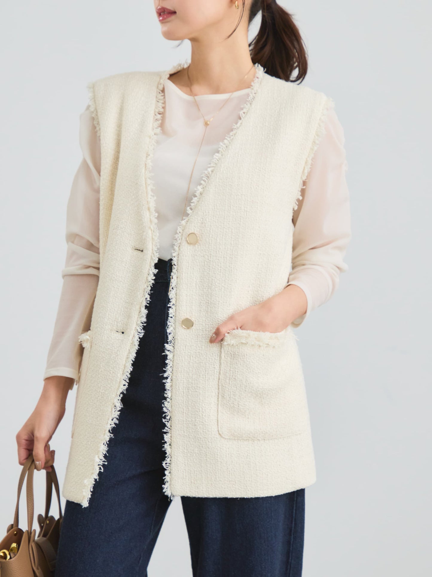 149cm | B:77 W:60 H:83 股下:68.5 | ワンサイズ着用