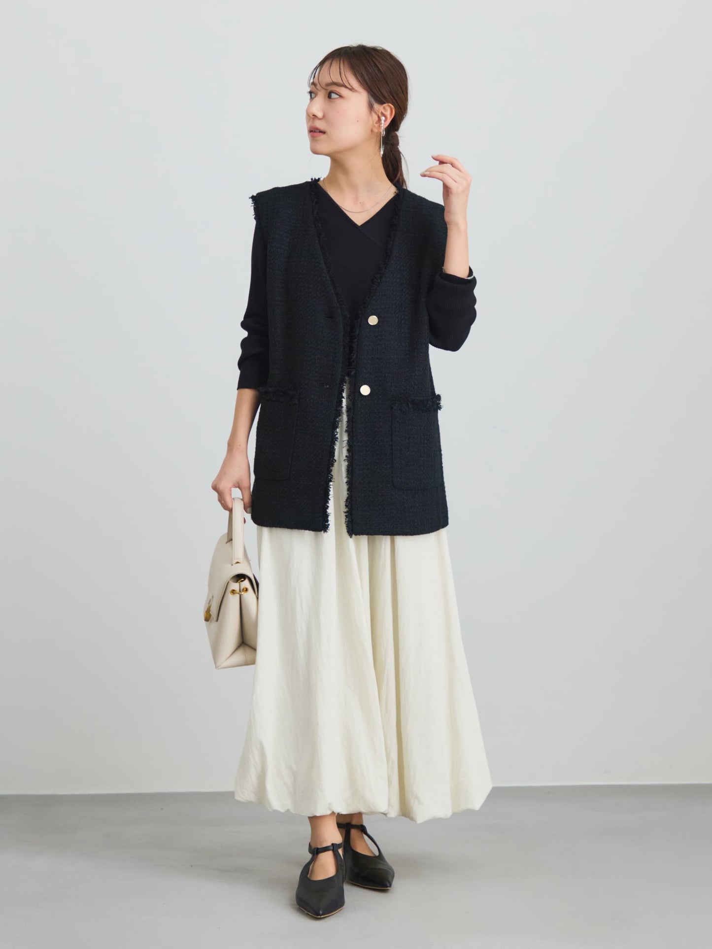 ミックスツイードジレ　[通常]