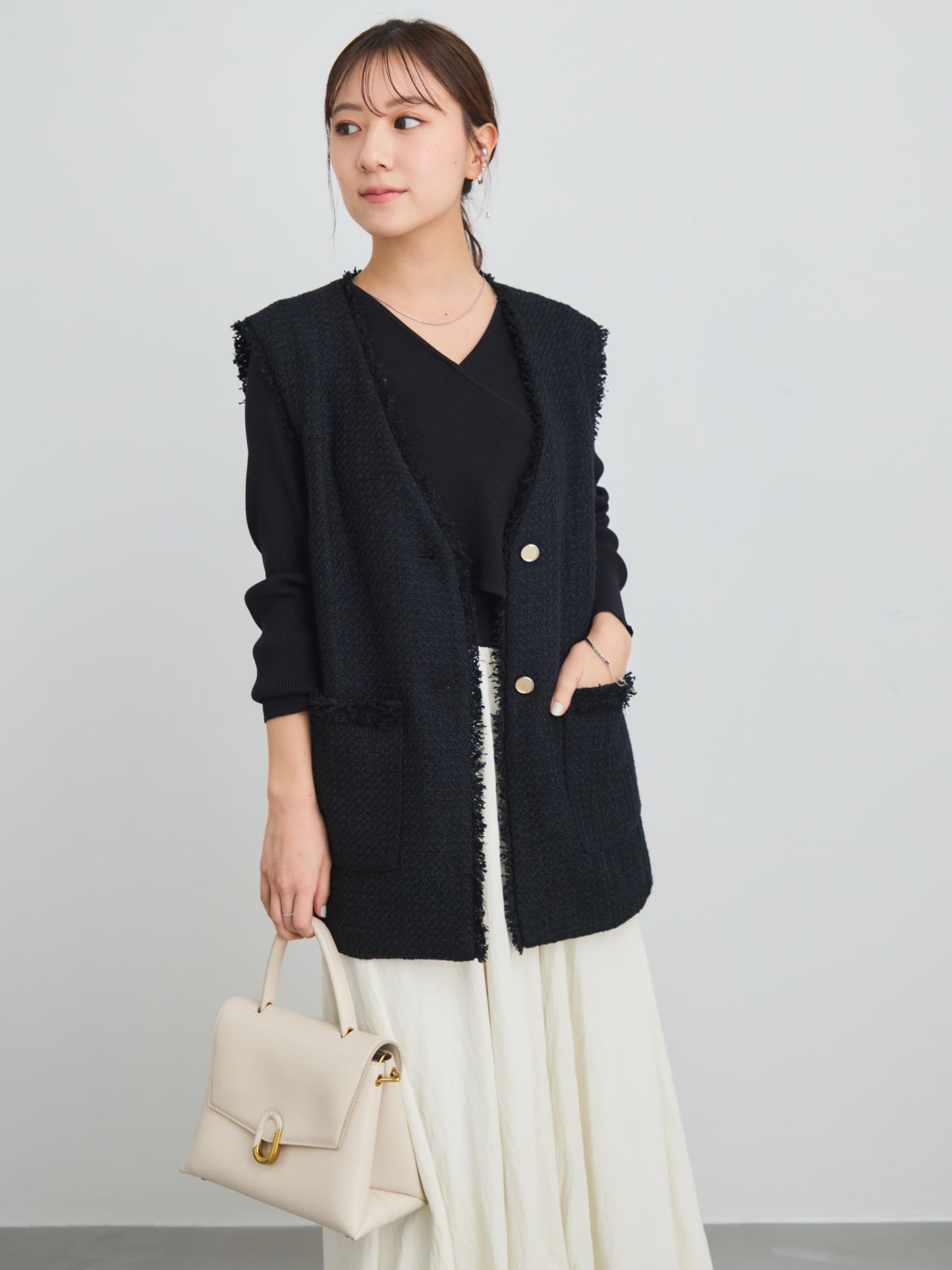 ミックスツイードジレ　[通常]