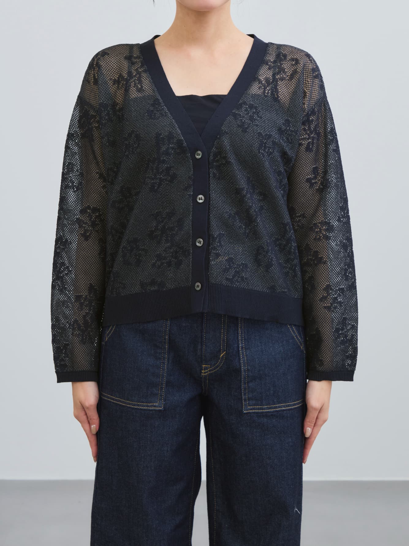 ※こちらが実物のカラーに一番お色味が近くなっております。（ネイビー）<br>149cm | B:77 W:60 H:83 股下:68.5 | ワンサイズ着用