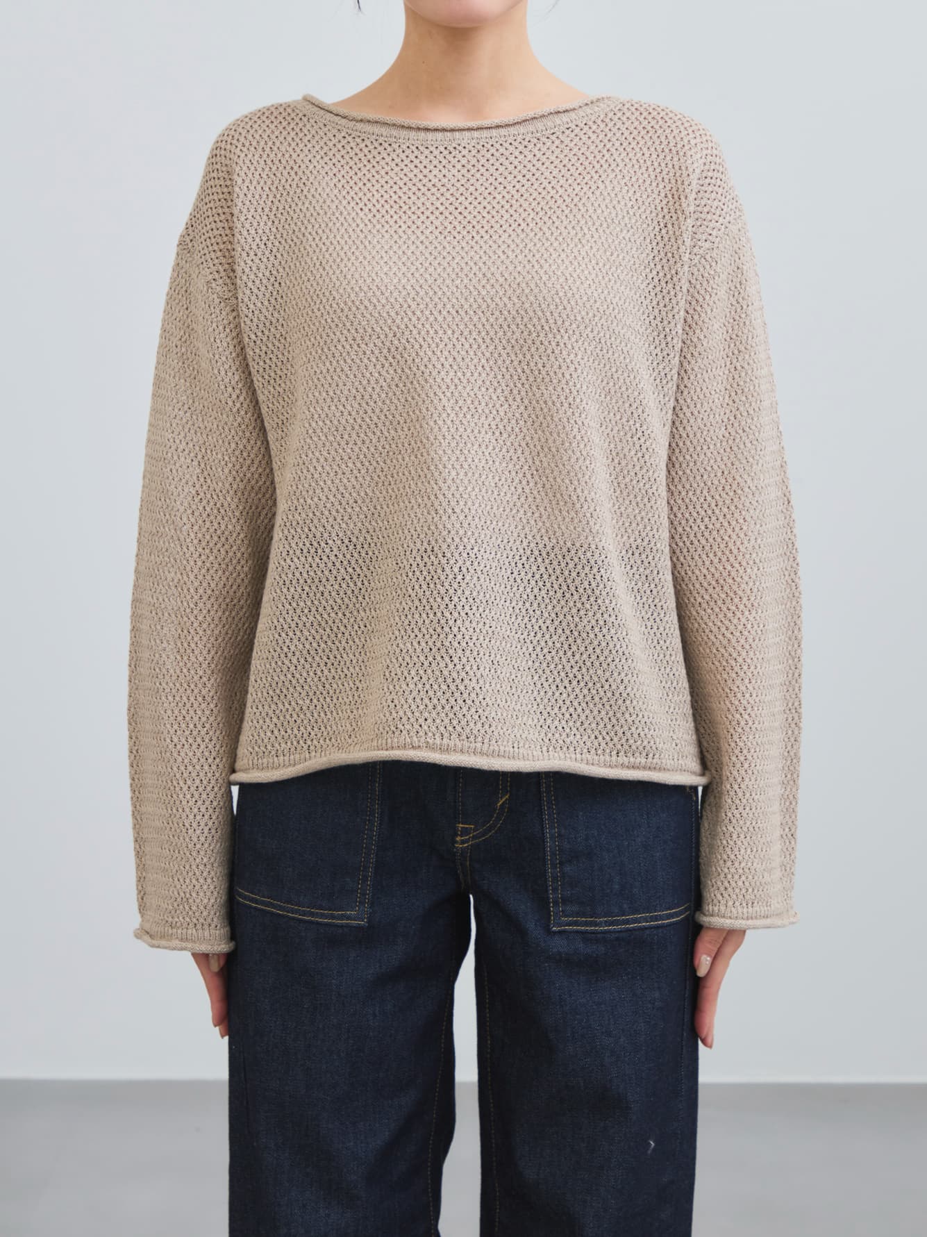 ※こちらが実物のカラーに一番お色味が近くなっております。（グレージュ）<br>149cm | B:77 W:60 H:83 股下:68.5 | ワンサイズ着用