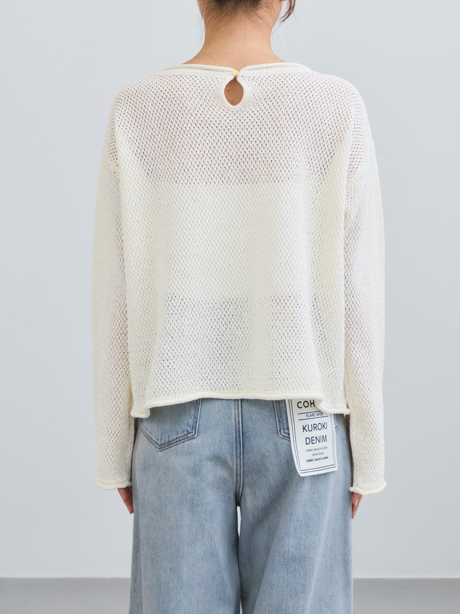 ペーパーヤーンメッシュニット　[通常]