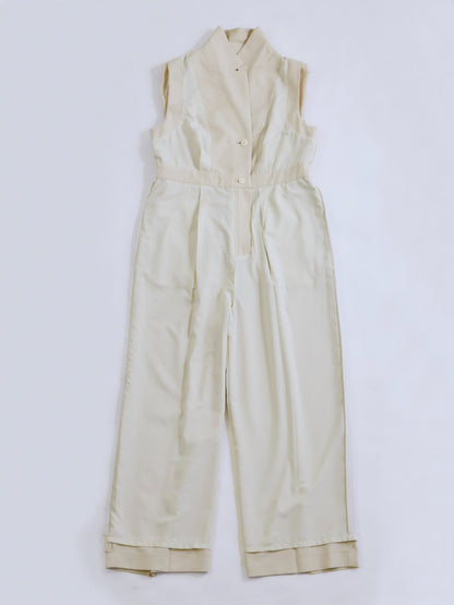 ショルダータックテーラードオールインワン-short & regular　[通常]