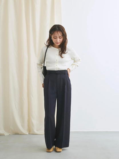 コットンテレコリブカーディガン　[通常]