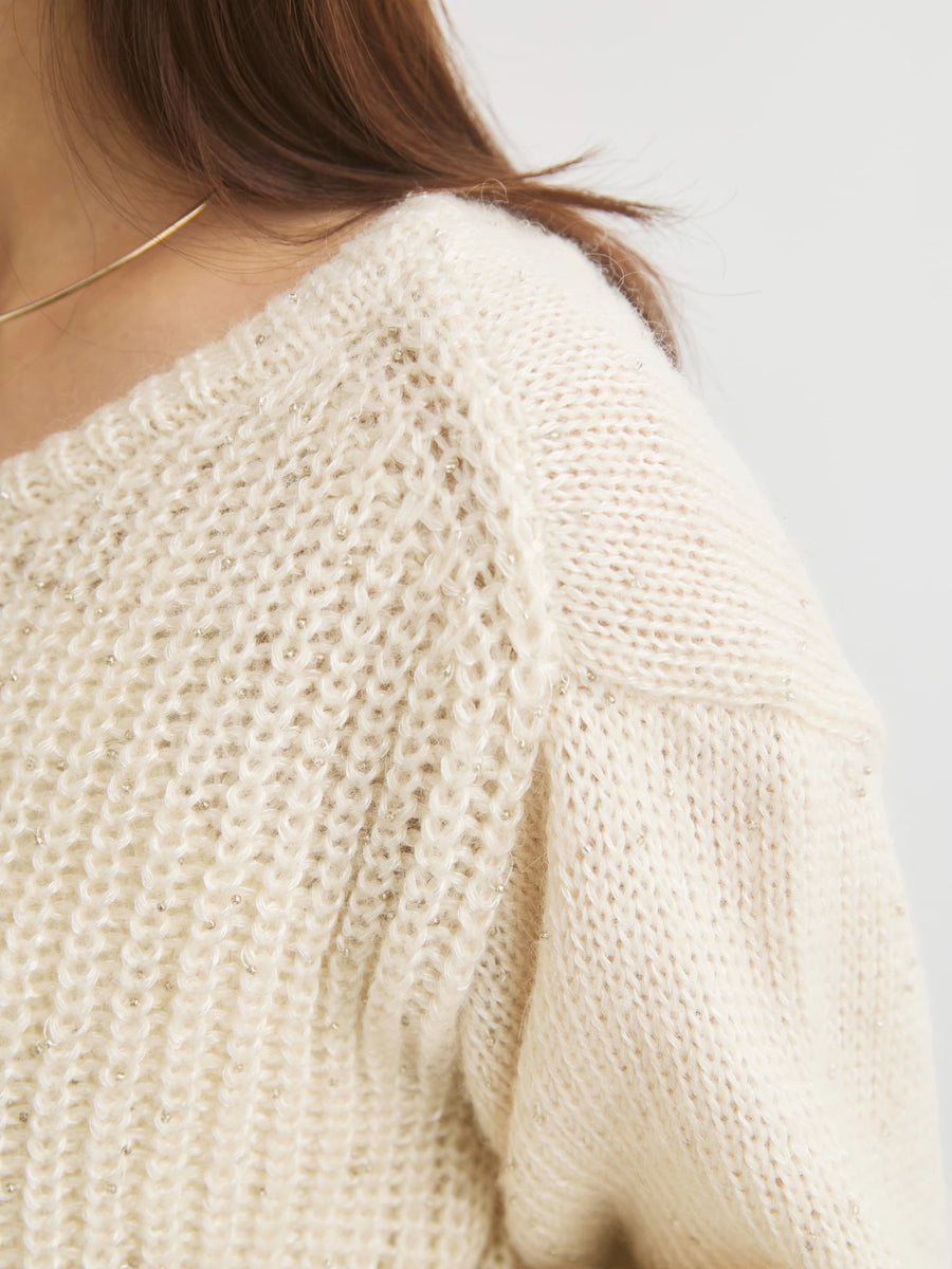 ビーズヤーンミックスニット　[通常]