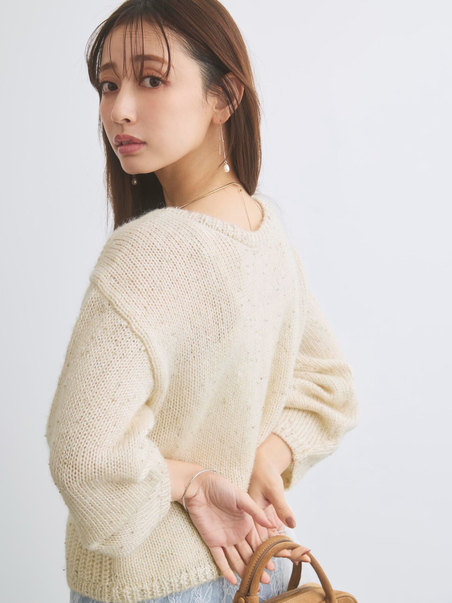 ビーズヤーンミックスニット　[通常]