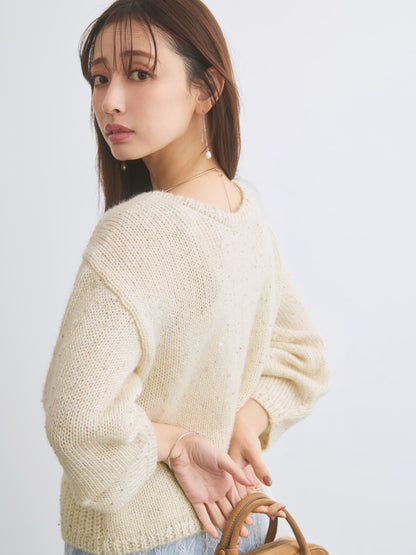 ビーズヤーンミックスニット　[通常]