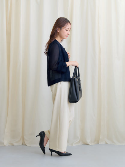 ウエストボタンマリンパンツ-short & regular　[通常]