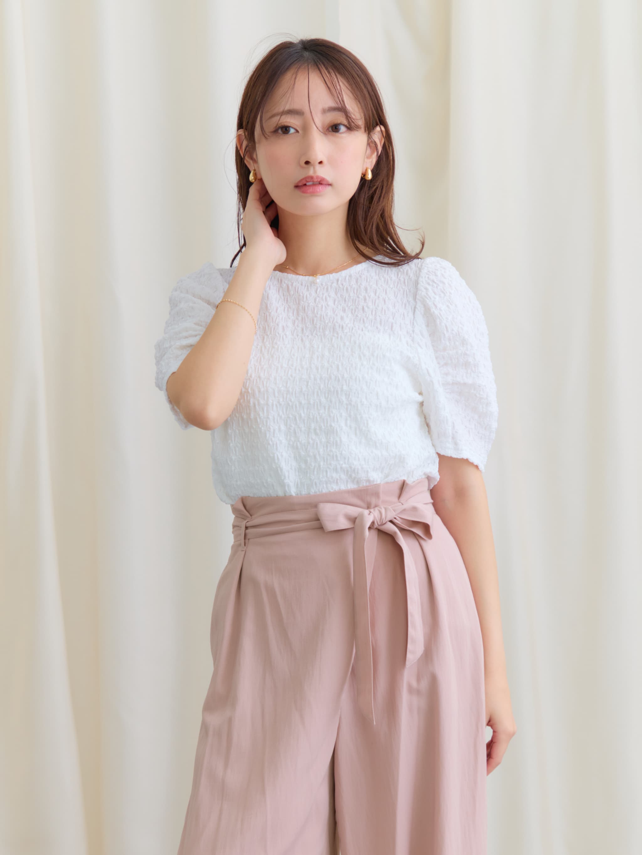 パフスリーブカットソー | 小柄・低身長女性向けファッション通販