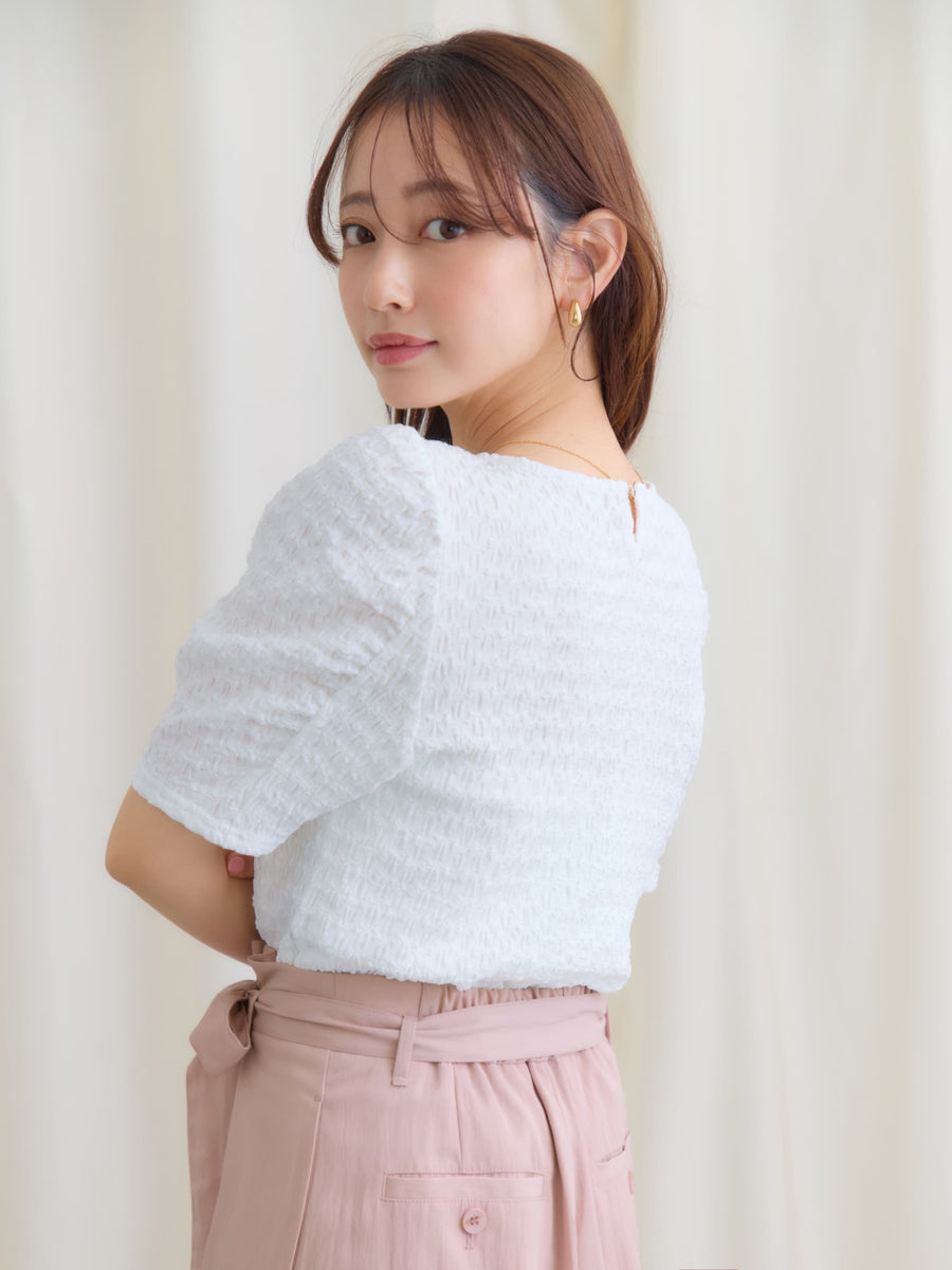 パフスリーブカットソー　[通常]