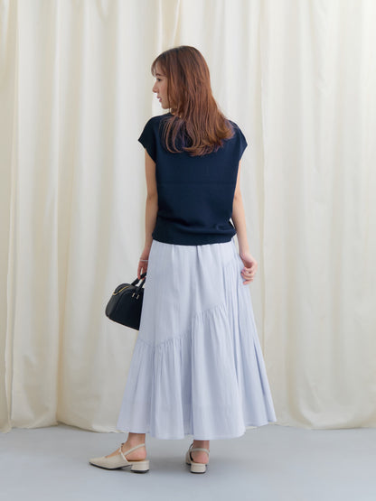 【手洗い可・UVカット】2wayフレンチニット　[通常]