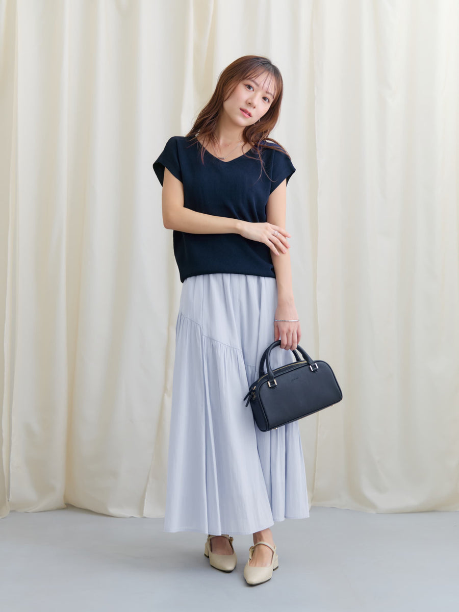 【手洗い可・UVカット】2wayフレンチニット　[通常]