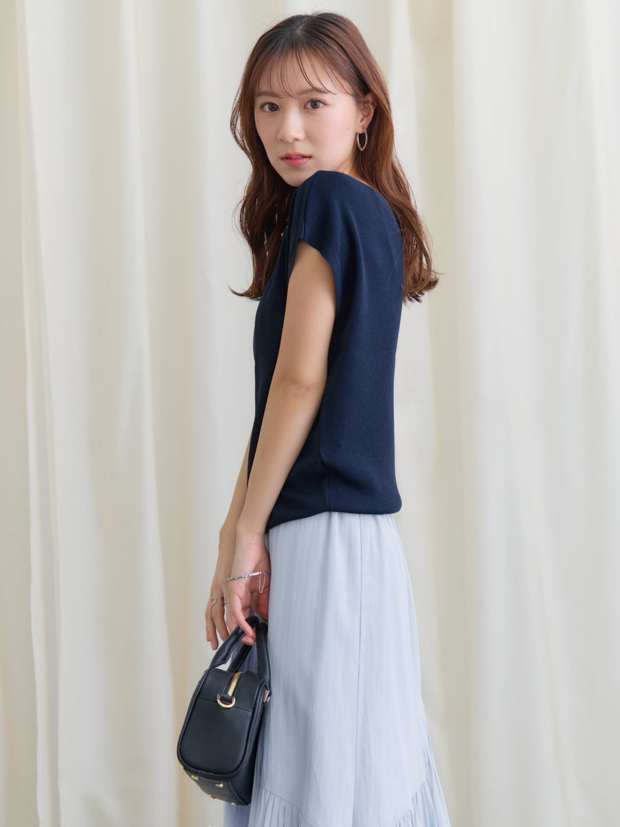 【手洗い可・UVカット】2wayフレンチニット　[通常]