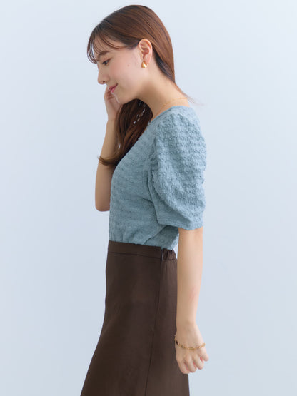 パフスリーブカットソー　[通常]