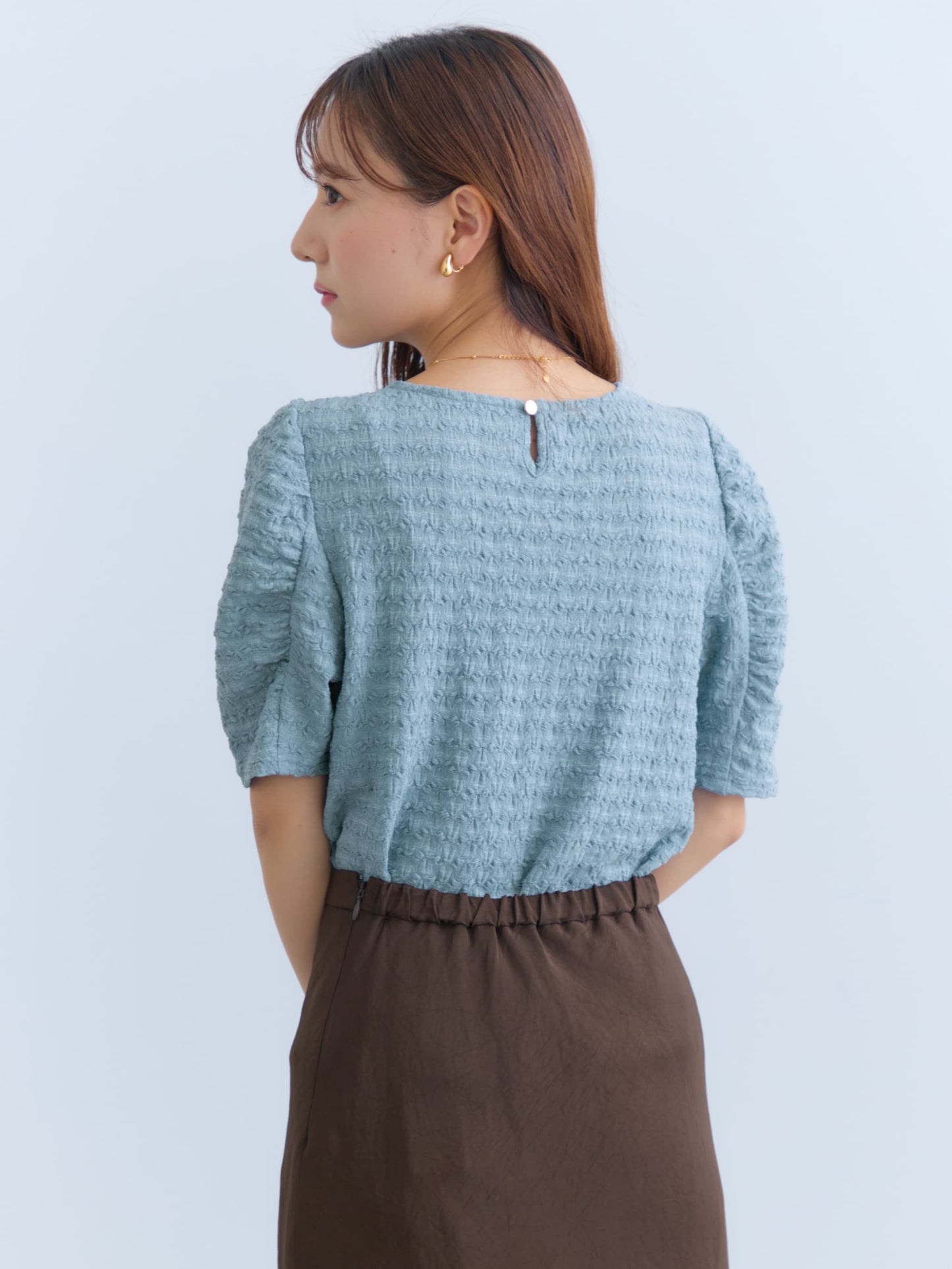 パフスリーブカットソー　[通常]