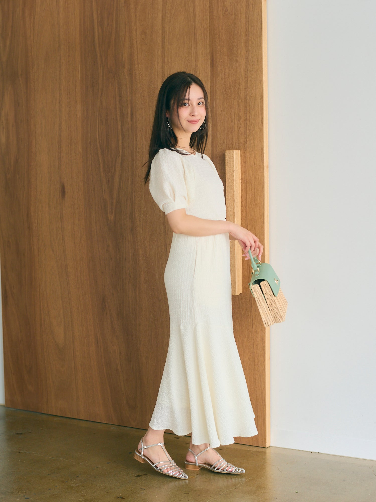 シャーリングカット2wayトップス | 小柄・低身長女性向け