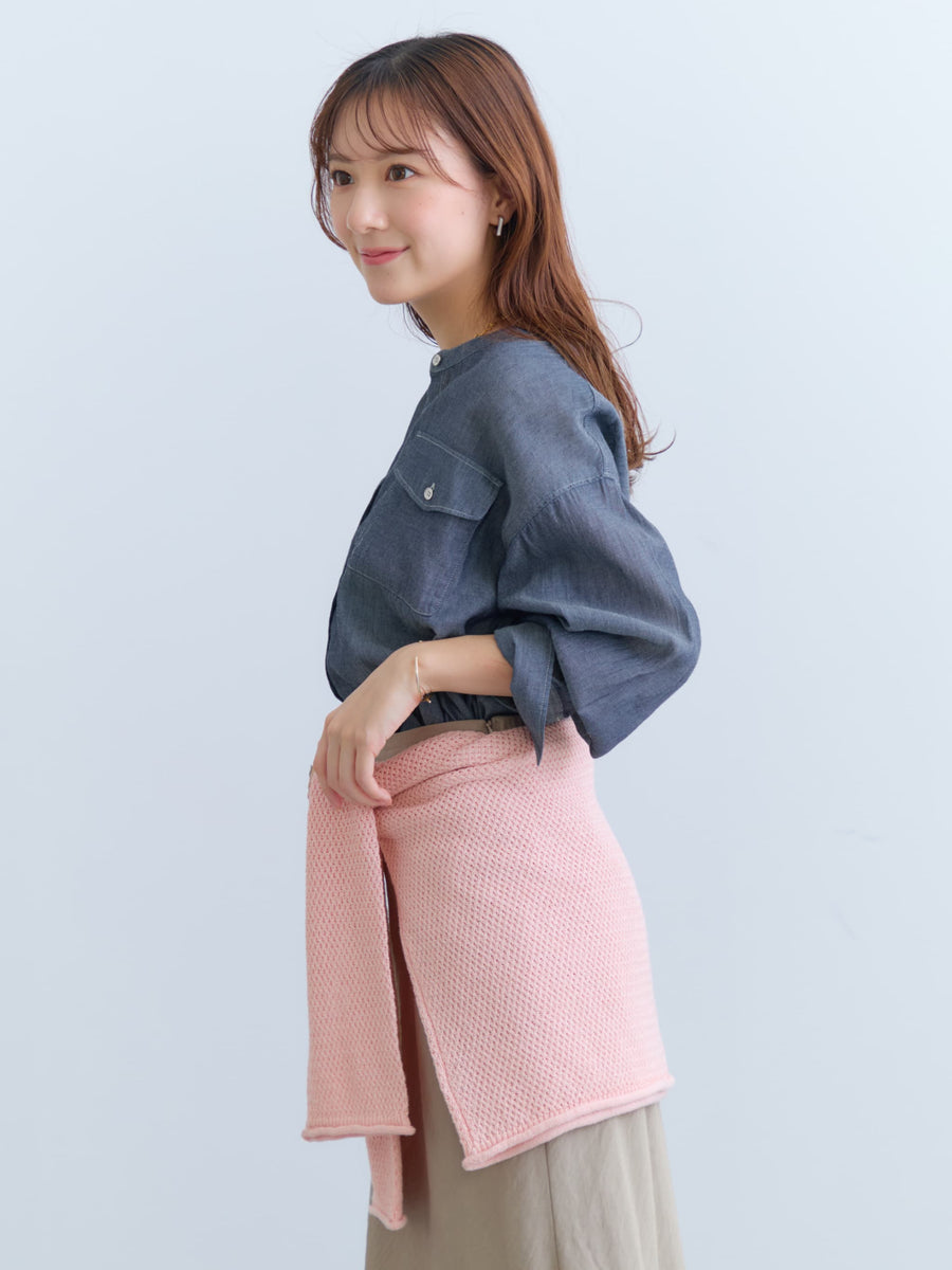 シアーデニムシャツ　[通常]