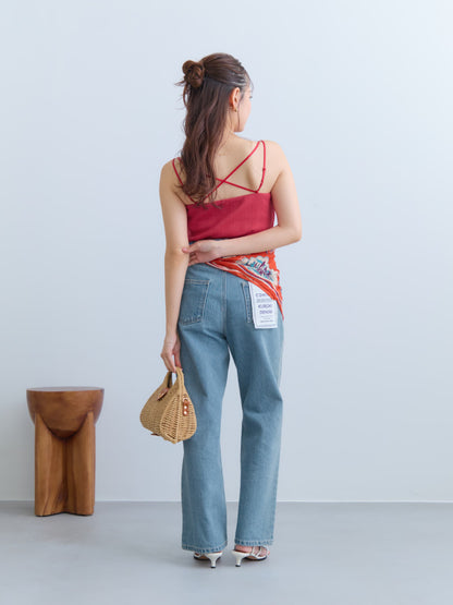 KUROKI DENIM セミワイドストレート-short & regular　[通常]