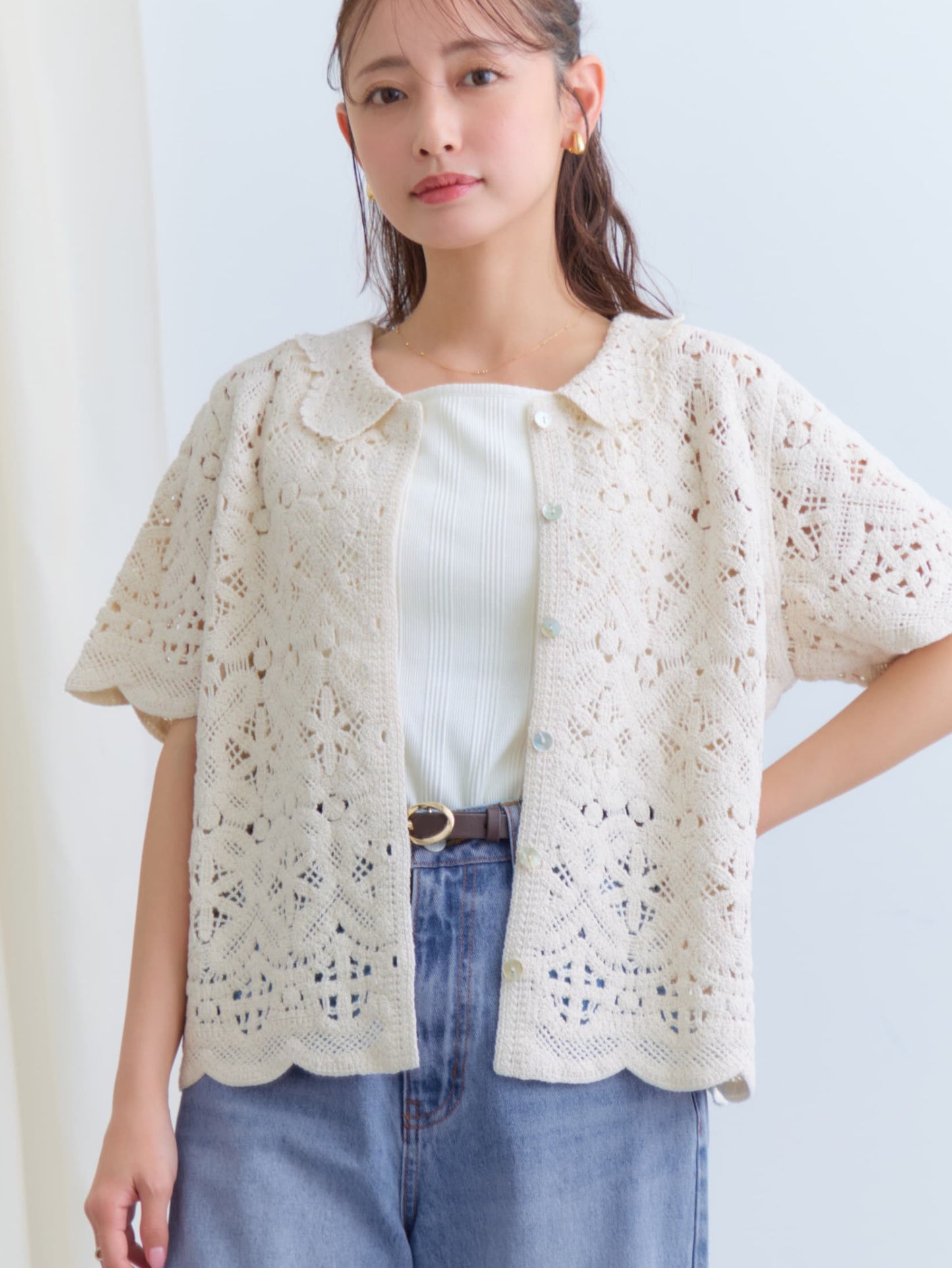 149cm | B:77 W:60 H:83 股下:68.5 | ワンサイズ着用