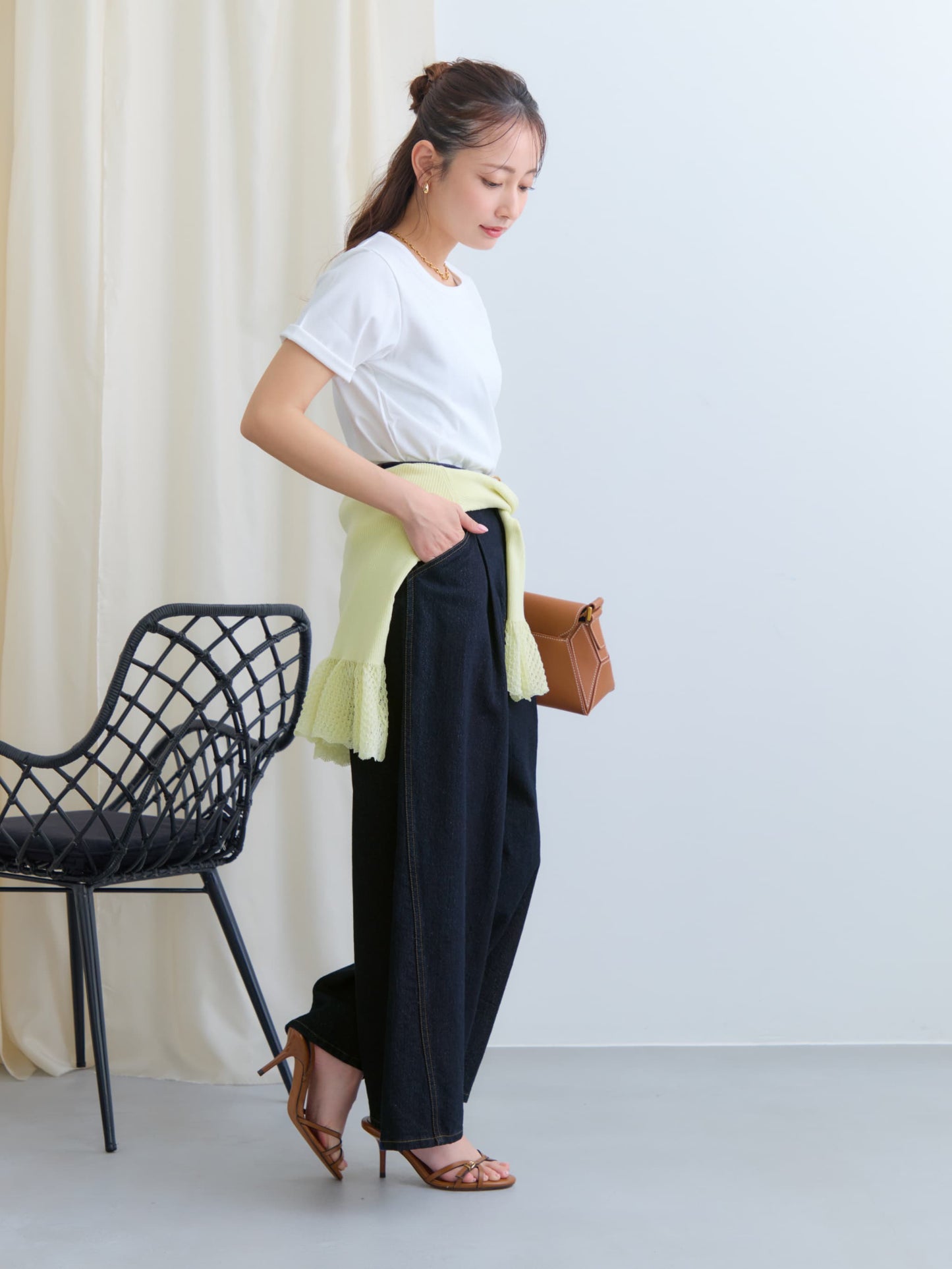 【接触冷感】シルケットコットンベーシックTシャツ　[通常]