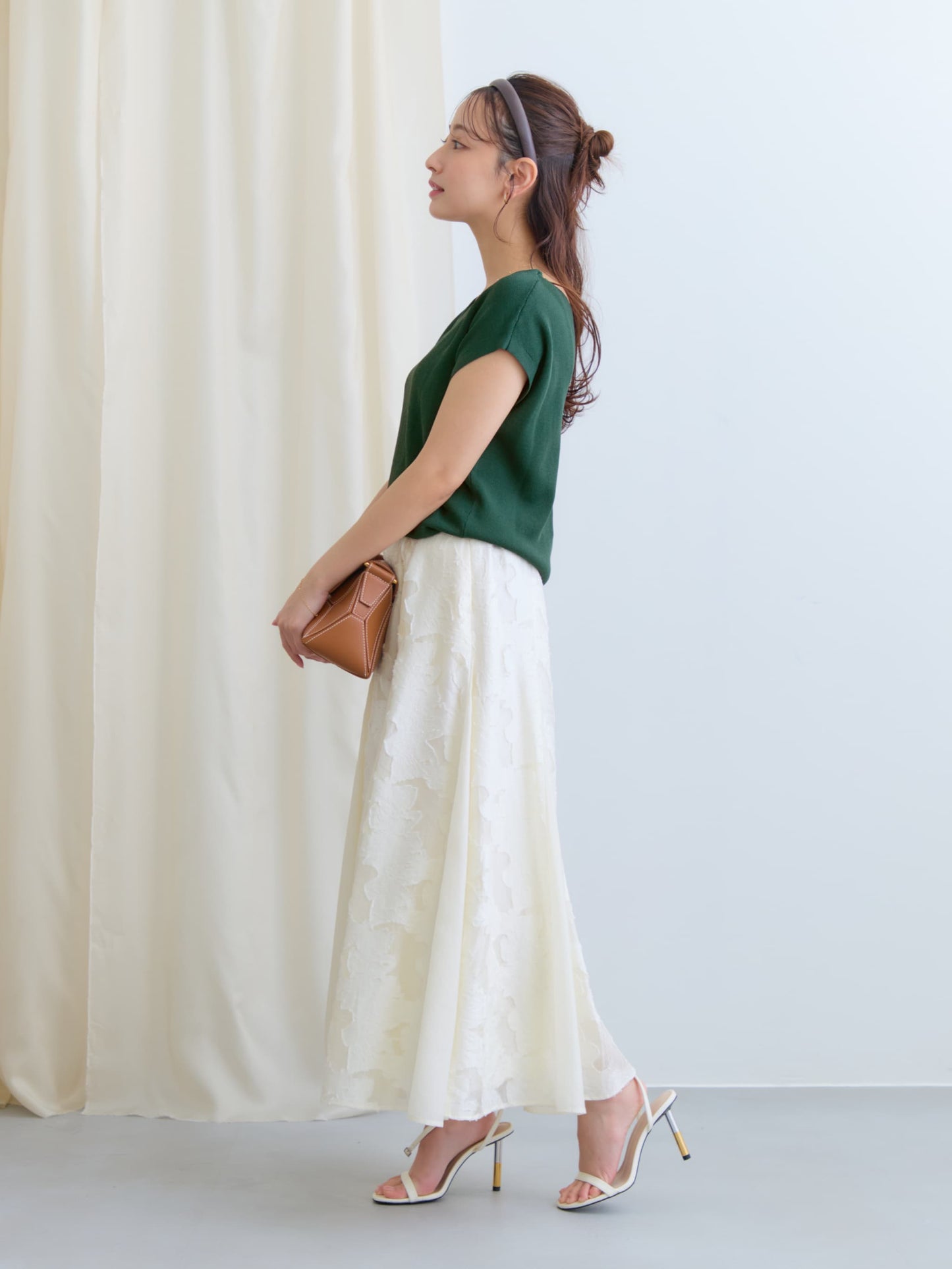 【手洗い可・UVカット】2wayフレンチニット　[通常]