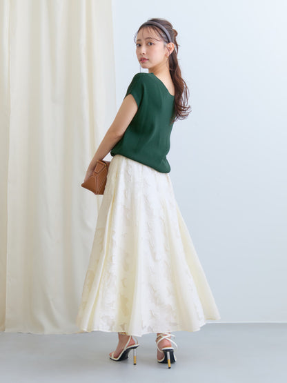 【手洗い可・UVカット】2wayフレンチニット　[通常]